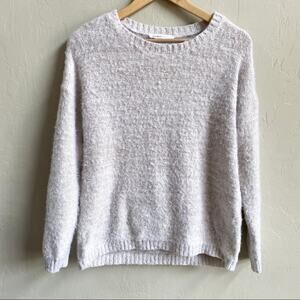 BCBGeneration Oatmeal Fuzzy Knit Pull Over‎ Sweater
